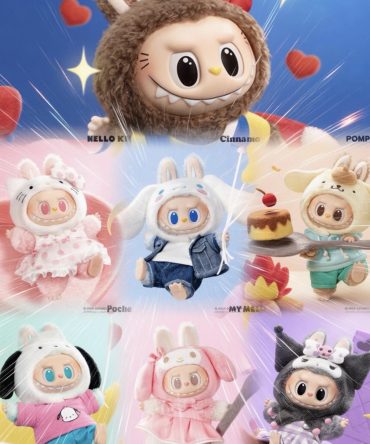 THE MONSTERS × Hello Kitty and Friends Series-Vinyl Plush Pendant Blind Box